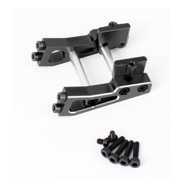 Imagem de BENMAZ Aluminum Alloy Rear Wing Set Upgrade Parts for Arrma 1/14 Typhon Grom,Replace#ARA480074 (Black)