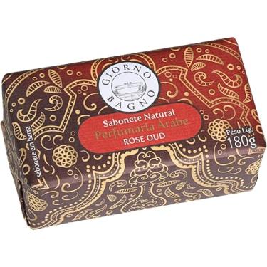 Imagem de Giorno Bagno, Sabonete em Barra para mãos e corpo, Perfumaria Árabe, Aroma Rose Oud, 180g