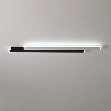 Imagem de Luminária de parede LED com espelho, luminária de parede nórdica de madeira, luz frontal de espelho japonesa com abajur de acrílico, luminária de parede criativa interna para decoração de ca