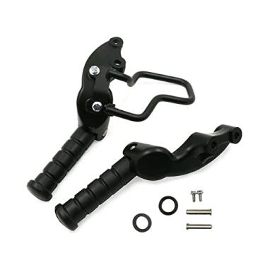 Imagem de Apoio de pé para motocicleta Copart, dobrável, para passageiro traseiro para olheiro indiano 2015-2018 Scout Scenty 2016-2018 (Preto, Scout e Scout Sixty)