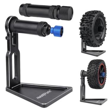 Imagem de HobbyPark Aluminum RC Tire Balancer 12mm 17mm Hex Wheels Balancer Tools Compatible with Traxxas Axial Arrma Tamiya HPI Redcat 1/8 1/10 RC Crawler Car Truck On Road Touring Drifting