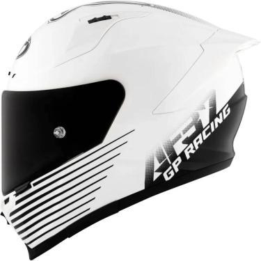 Imagem de Capacete KYT Striker 2V Livery AF37 Preto e Branco