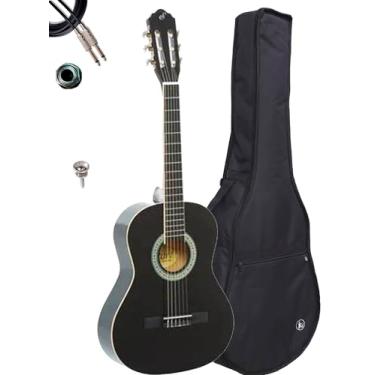 Imagem de Violão Eletroacústico Giannini N6 P/Canhoto + Acessórios (Black)