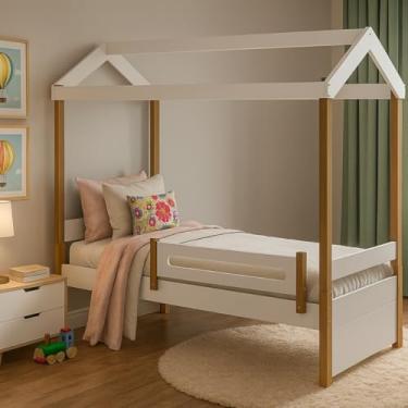 Imagem de Cama Eliz estilo Casinha Solteiro padrão Acompanha Colchão