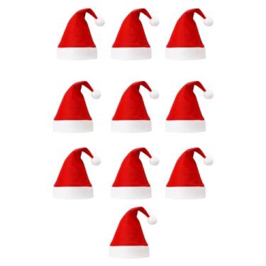 Imagem de Gorro Touca Papai Noel Natal Poliéster Brilho 38x28 cm (10)