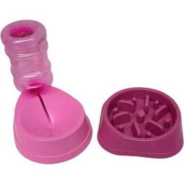 Imagem de Comedouro Lento Educador Para Cães e Gatos Comilão Labirinto Anti-Obes