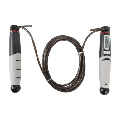 Imagem de RiToEasysports Corda de Pular, Corda de Pular de Velocidade de Comprimento Ajustável Com Contador, Configuração de Temporizador de 1 Minuto para Homens e Mulheres para Treino de Exame