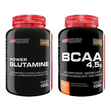 Imagem de Kit BCAA 4.5g 100g + POWER Glutamina 100g - Bodybuilders-Unissex