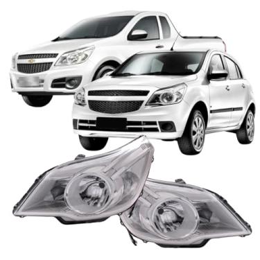 Imagem de Par Farol Agile 2009 á 2013 Montana 2011 á 2021 Cromomix