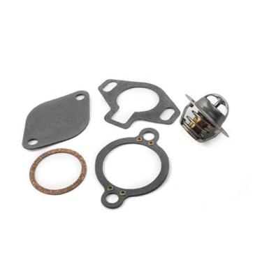 Imagem de Kit de termostato UAN Marine807252Q5 para motores Mercruiser 4.3L V6, 5.0L, 5.7L, 7.4L e 8.2L V8, temperatura de 160°F (71°C), código 807252Q5, número de peça 18-3647.