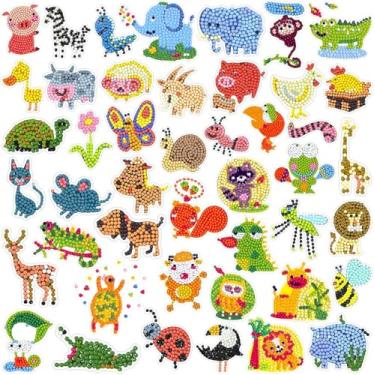 Imagem de Labeol Kits de arte de diamante para crianças, meninos e meninas de 6 a 8 a 10 a 12 anos, fácil de fazer você mesmo, arte criativa de diamante, kits de artesanato por números para crianças e adultos