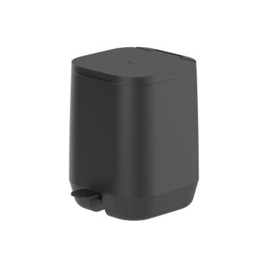 Imagem de Lixeira Aura Com Pedal 6L Tampa Silenciosa Banheiro Quarto