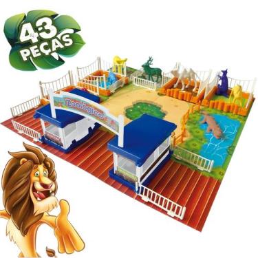 Imagem de Brinquedo Meu Zoológico 43 Peças Animais - Nig - Nig Brinquedos
