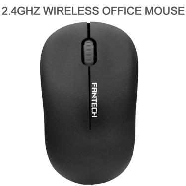 Imagem de Mouse Sem Fio Fantech Forma Confortável W188 Preto 1200DPI