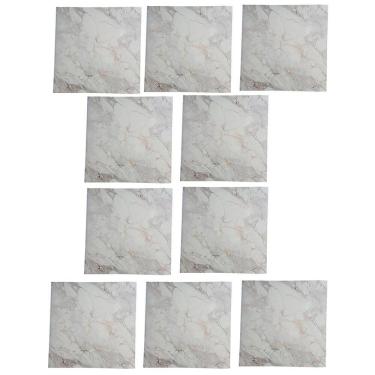 Imagem de Placa Adesiva Marmore 3D Kit 10 uni Autocolante Papel de Parede Decoraçao Casa Reforma Obra Cozinha Banheiro Ambiente