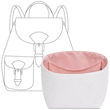 Imagem de FANJI Project Bolsa organizadora para bolsa de mão LV Backup, ajuste personalizado interior premium rosa Sakura leve resistente à água