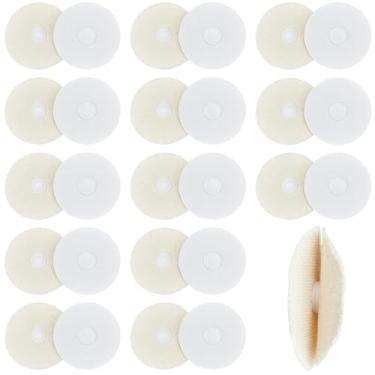 Imagem de SOFPLATE 60 peças, capa de edredom de pressão, botões de pressão, algodão branco, redondo, não passar, sem agulha, colchas leves, cantos, fixadores, prendedores, prendedores, prendedores de suporte