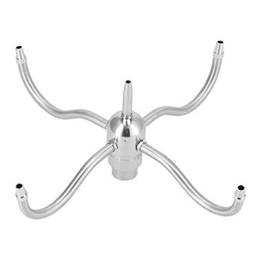Imagem de DN25 G1 Rosca Fêmea Waterscape Bico Rotativo de Aço Inoxidável 4 Braços Sprinkler Fonte Rotativa Sprinkler