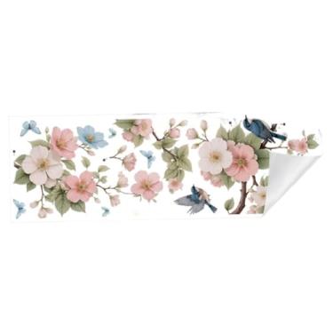 Imagem de IEUDNS Adesivo de Parede Floral Removível, Estilo Mural Moderno para Sofá Ou Fundo de TV.