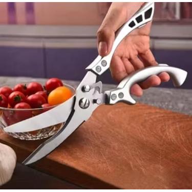 Imagem de Tesoura Multifuncional para Cozinha, Corta Frango, Carne, Legumes e Verduras, Utensílio de Corte