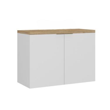 Imagem de Gabinete de Banheiro Nature 2 Portas Branco 90 cm