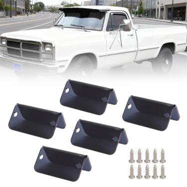 Imagem de Motoparty 5X para viseira de sol e lua de táxi lente de substituição lentes fumê luz não incluída luz para Chevy Chevrolet GMC Ford Dodge Jeep