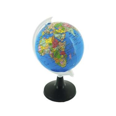 Imagem de Globo Terrestre Político Plástico 8,5cm - Aliança
