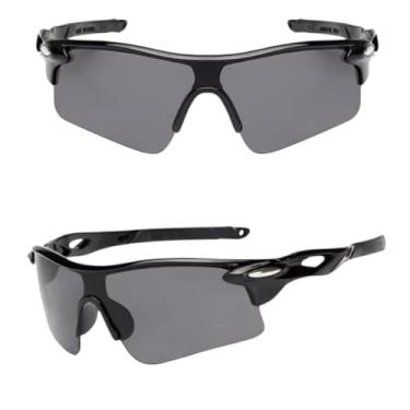 Imagem de Óculos de Sol Esportivo UV400 Ciclismo, Design Moderno, Lentes Espelhadas Coloridas, Armação Durável em Policarbonato Proteção Anti-embaçamento (Preto Classico)