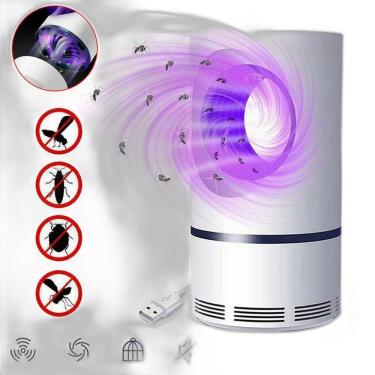 Imagem de Luminária Abajur Mata Mosquitos Anti Inseto Usb Armadilha