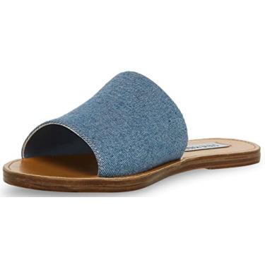 Imagem de Steve Madden Sandália feminina Grace Slide, Jeans, 8