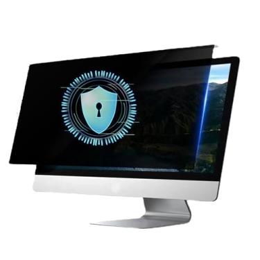 Imagem de Película de tela de privacidade para desktop, filtro de tela anti-spyware, monitor suspenso, protetor de privacidade, filtro de tela de privacidade, luz azul, proteção antirreflexo, informações
