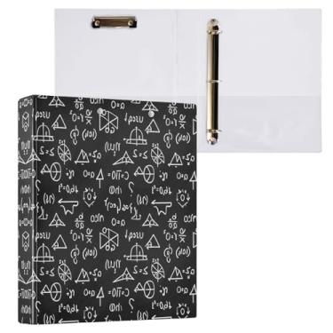 Imagem de STAYTOP Organizador de fichário redondo com 3 anéis com prancheta (carta A4), fichário fofo para material de escritório escolar