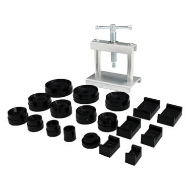 Imagem de Conjunto de Ferramentas Pressão para Relógio com 18 Moldes Fechador Capa Fundo Ferramenta Fechamento Kit Substituição Ba