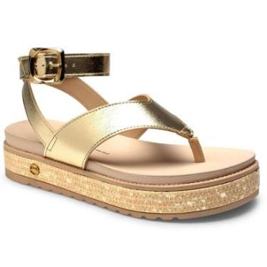 Imagem de Sandália Papete Dakota Y9472 Feminino Dourado-Feminino