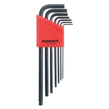 Imagem de Bondhus 10992 Conjunto de 7 chaves L Balldriver, tamanhos 1,5 – 6 mm