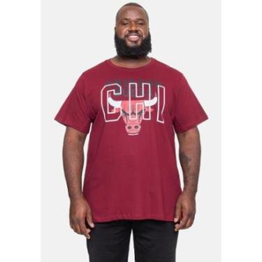 Imagem de Camiseta NBA Plus Size City2City Chicago Bulls Masculino-Masculino
