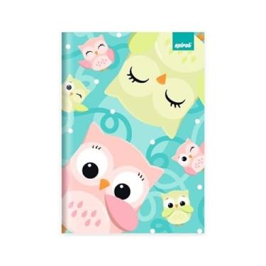 Imagem de Corujinhas Caderno 1/4 Capa Dura Brochura 80 fls