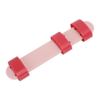 Imagem de Serounder Auxílio para Prática de Pulso de Violino, Alça Segura Ajustável, Auxílio de Pulso Reto para Jogadores de Violino, 5,9 X 1,0 pol. para Iniciantes (Rosa)