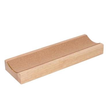 Imagem de Alomejor Suporte Ao Pescoço da Guitarra, Descanso de Pescoço de Oliva de 10 Polegadas Com Estofamento de Cortiça para Reparo e Manutenção de Guitarra, Luthier Aprovou o Titular para