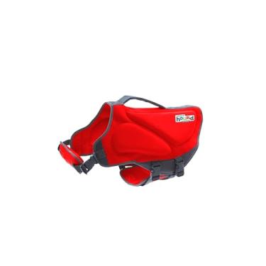 Imagem de Outward Hound Colete salva-vidas Dawson Swim Dog de neoprene de alto desempenho para natação, passeios de barco e segurança na água, pequeno, vermelho