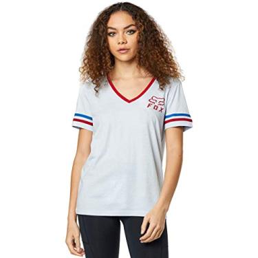 Imagem de Fox Racing Camiseta feminina Heritage Forger, Frost, X-Small