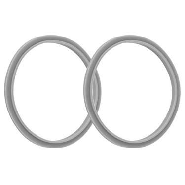 Imagem de Luqeeg Juntas Flexíveis de Anel de Vedação de Silicone para Espremedor 900W, Novas Peças de Reposição Perfeitamente Montadas para Lâminas de Fresa, Pacote de 2, Branco 3,66 X 0,24 Polegadas, Ideal