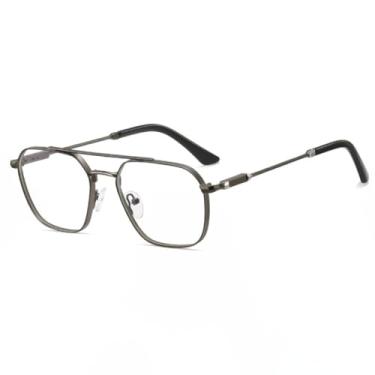 Imagem de JRLLFD Óculos de sol retrô masculinos e femininos, armações de tamanho pequeno (C6)