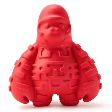 Imagem de BiteKing Brinquedo de borracha natural para mastigar cães agressivos - Substituição vitalícia - Brinquedo de busca indestrutível para raças grandes - Brinquedo durável para cães gorila resistente para