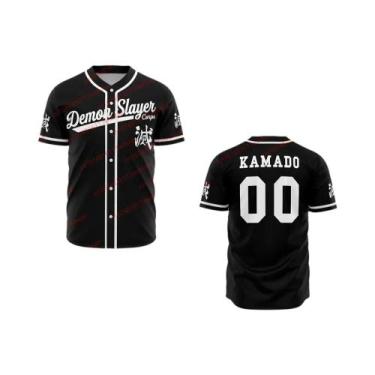 Imagem de Camisa De Baseball Cosplay De Demon Slayer Giyu Tomioka Para Homens, C