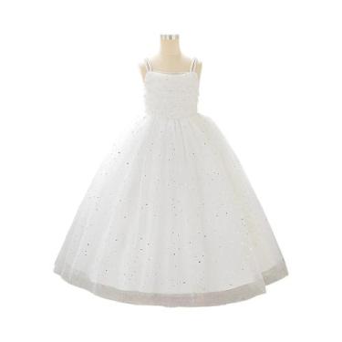 Imagem de Vestido De Festa De Princesa Com Lantejoulas E Tule Para Meninas, Verã
