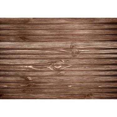 Imagem de Fundo de foto rústico de 3 x 2,4 m, fundo de textura de madeira marrom para casamento, chá de bebê, decoração de festa, estúdio fotográfico
