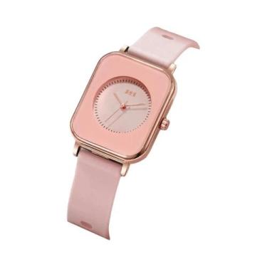 Imagem de Relógio Casual Feminino De Quartzo Com Pulseira De Silicone, Relógio E