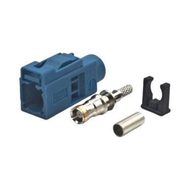 Imagem de Adaptador Conector Crimp Fakra Fêmea Para Antena De Rádio FM GPS Mascu