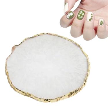 Imagem de Gilded Edge Palete de placa de exibição de maquiagem colorida em gel para unhas (branca)